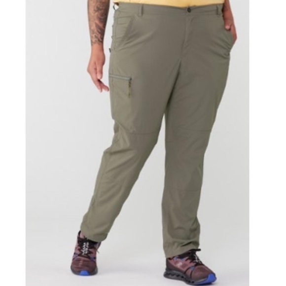 REI Co-Op Trailmade Hiking Pant, Dk Olive Green, Women’s Size  10 - Picture 5 of 17